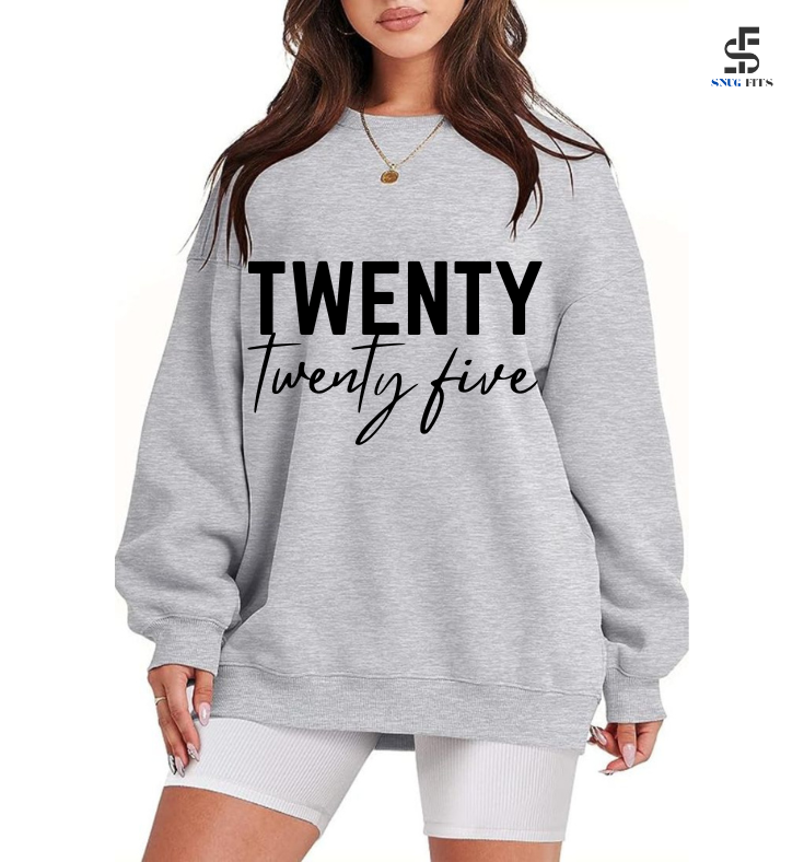 Unisex Oversized Sweatshirt- Twenty Twenty Five