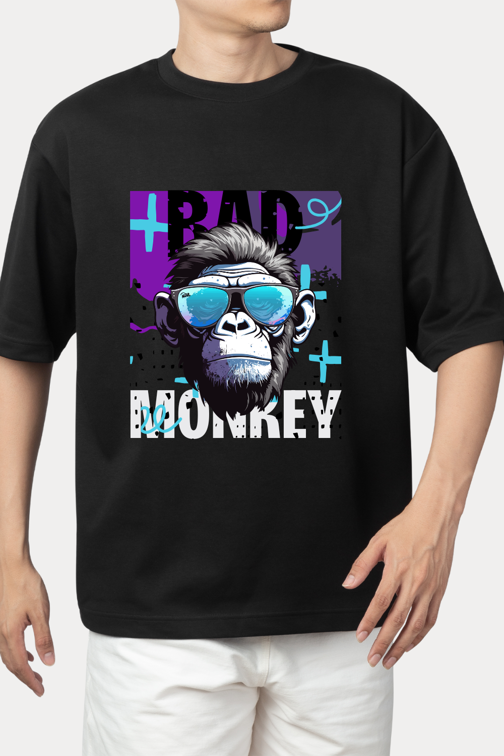 Loose Fit Black T-shirt
