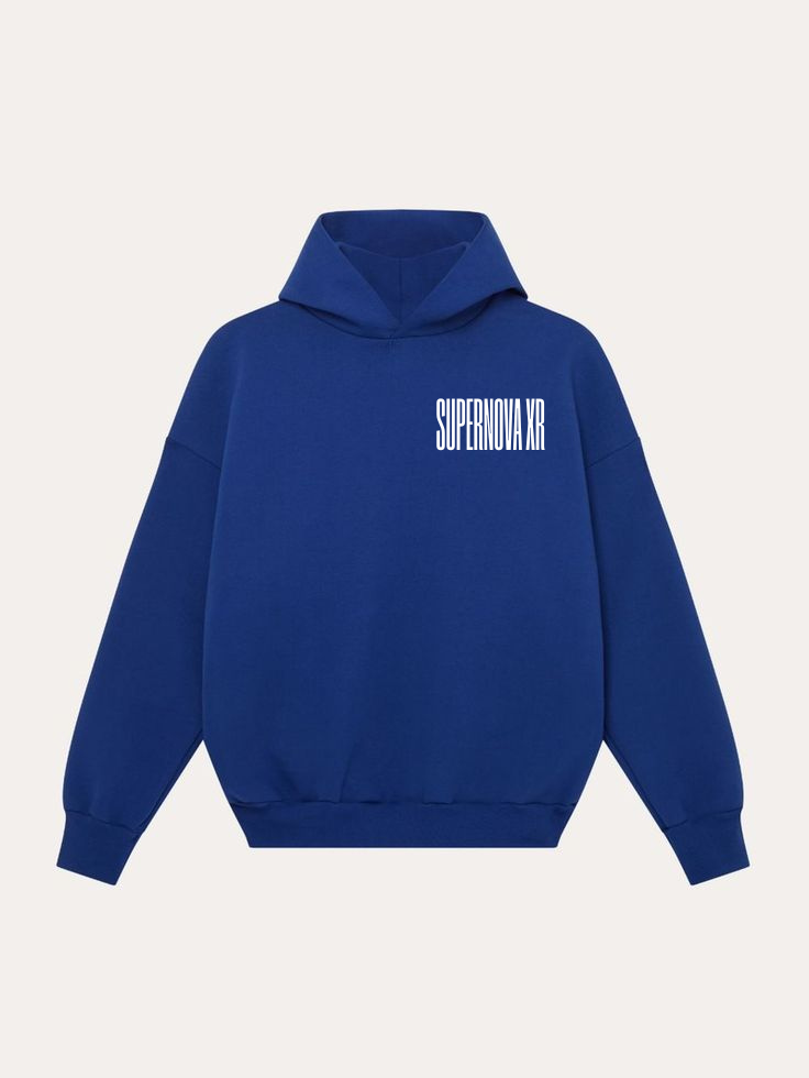 Blue Oversized Hoodie