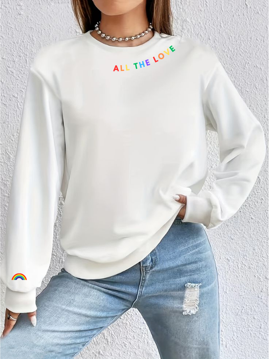 Oversized White Sweatshirt