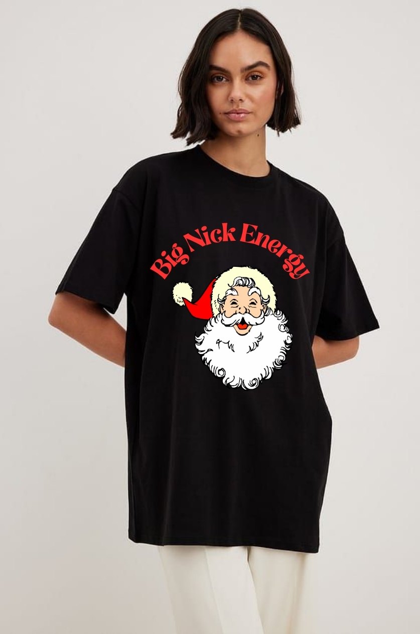 Women's Oversized T-shirt- Christmas Collection