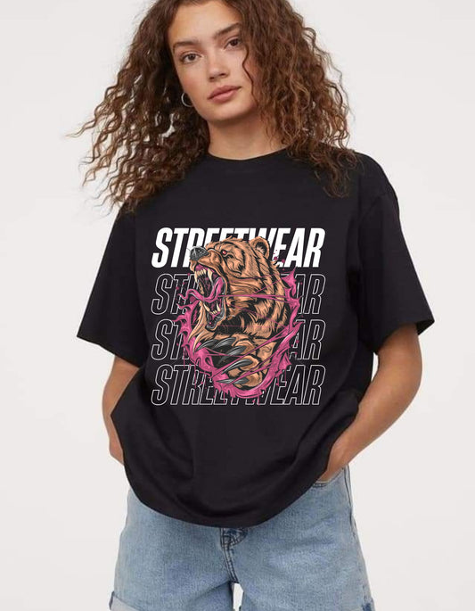 Oversized T-shirt for Women- Streetwear