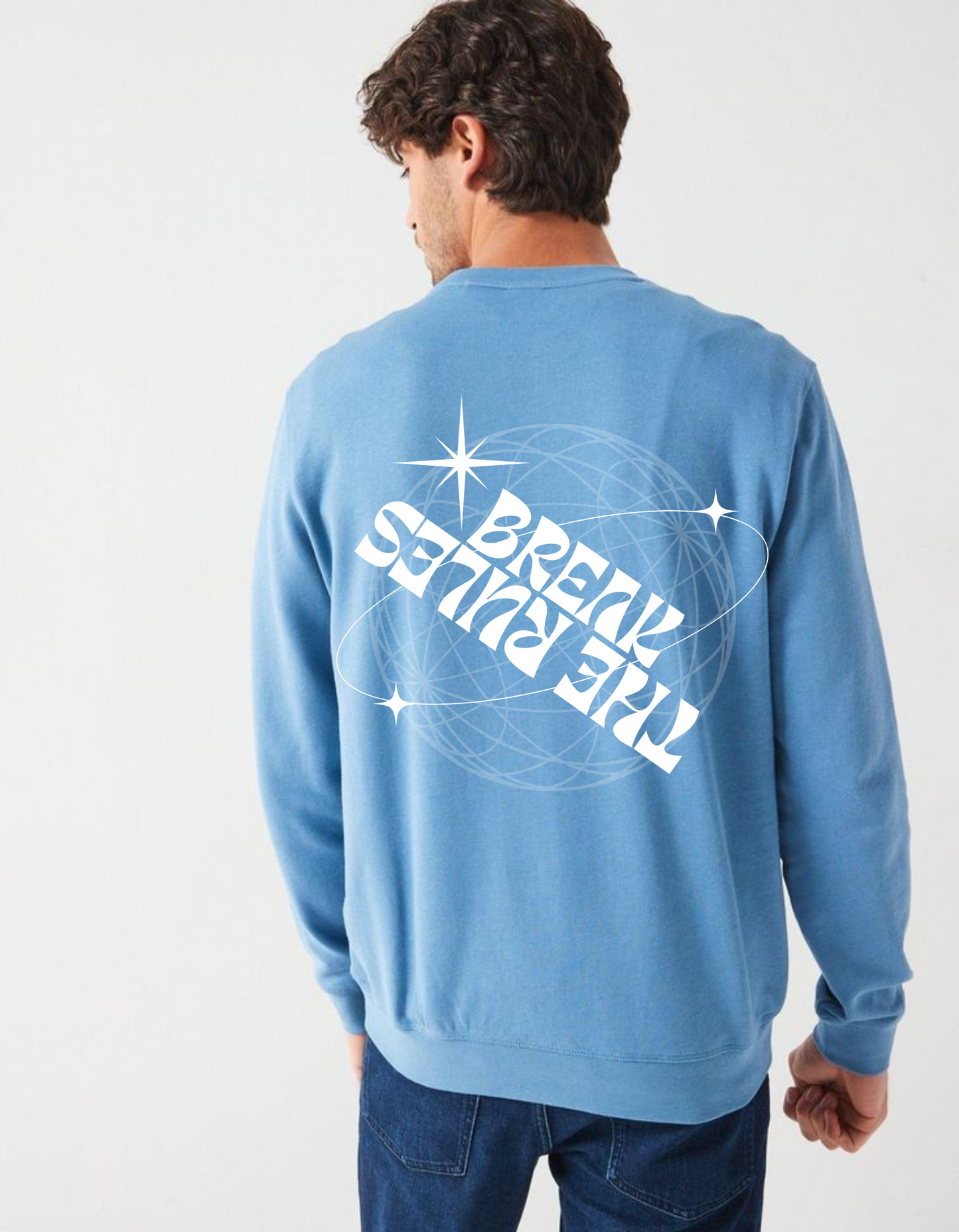 Pullover Sweatshirt Cotton Blend Fleece Fabric