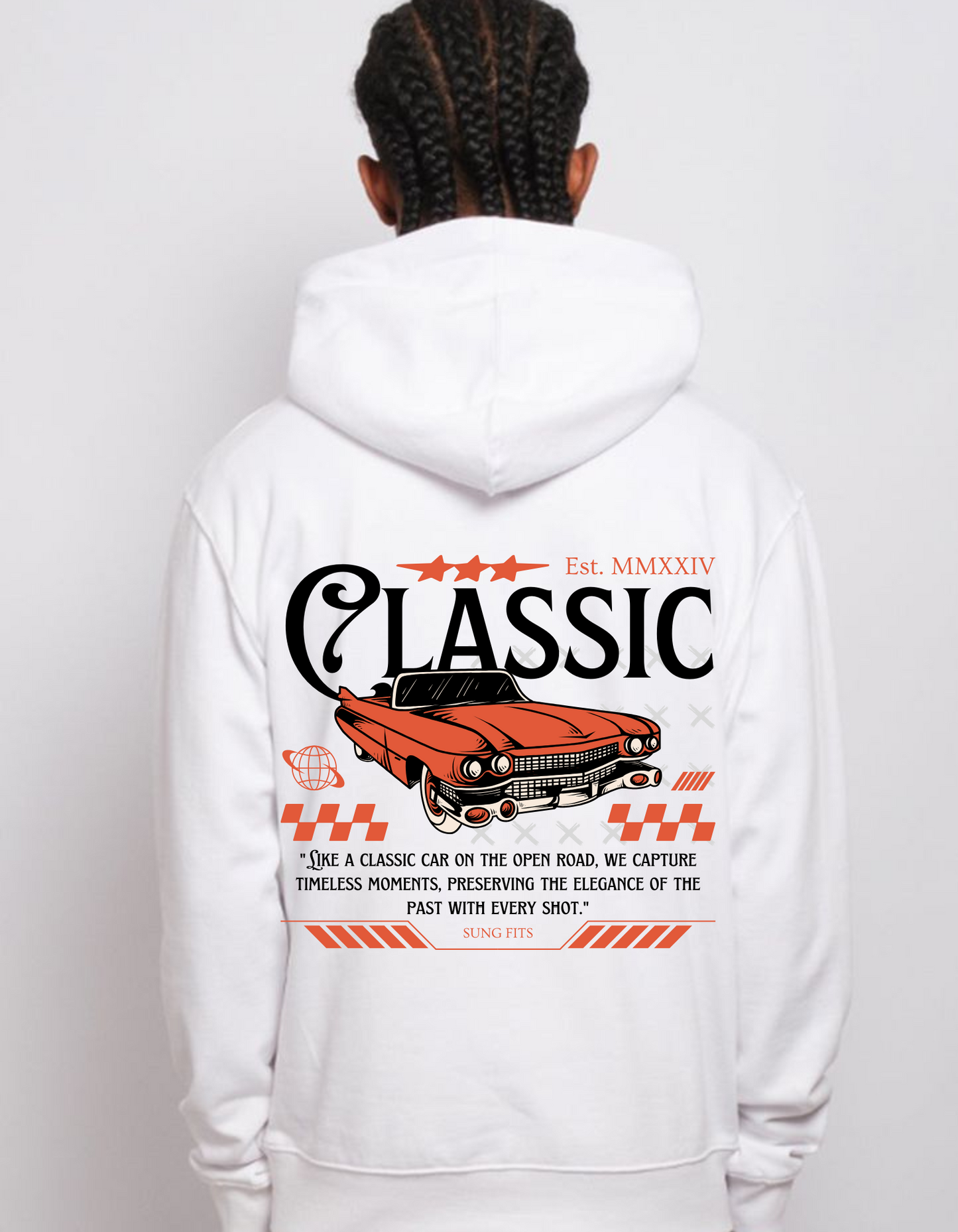 Oversized Hoodie- Classic Car