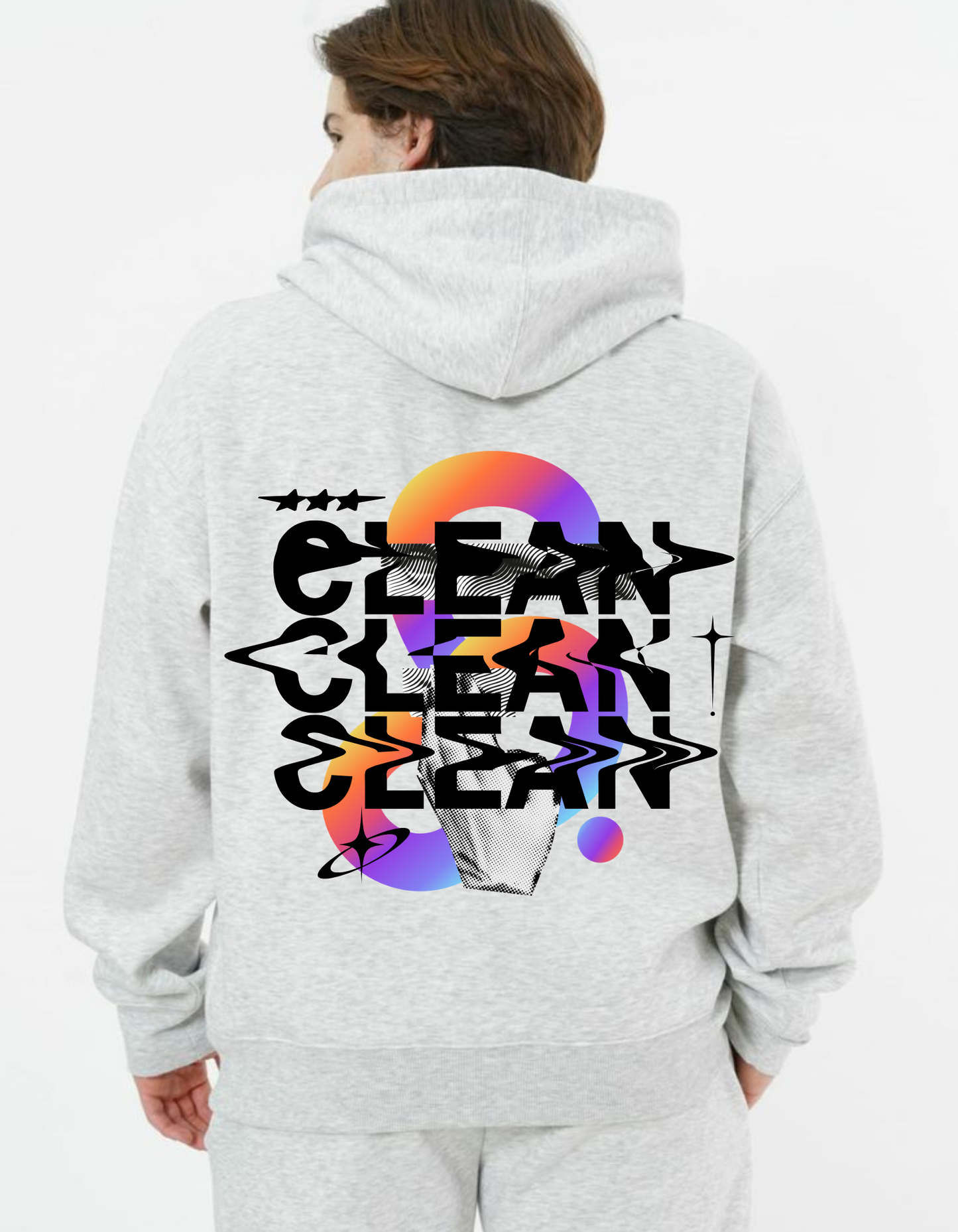 Oversized Pullover Hoodie - CLEAN