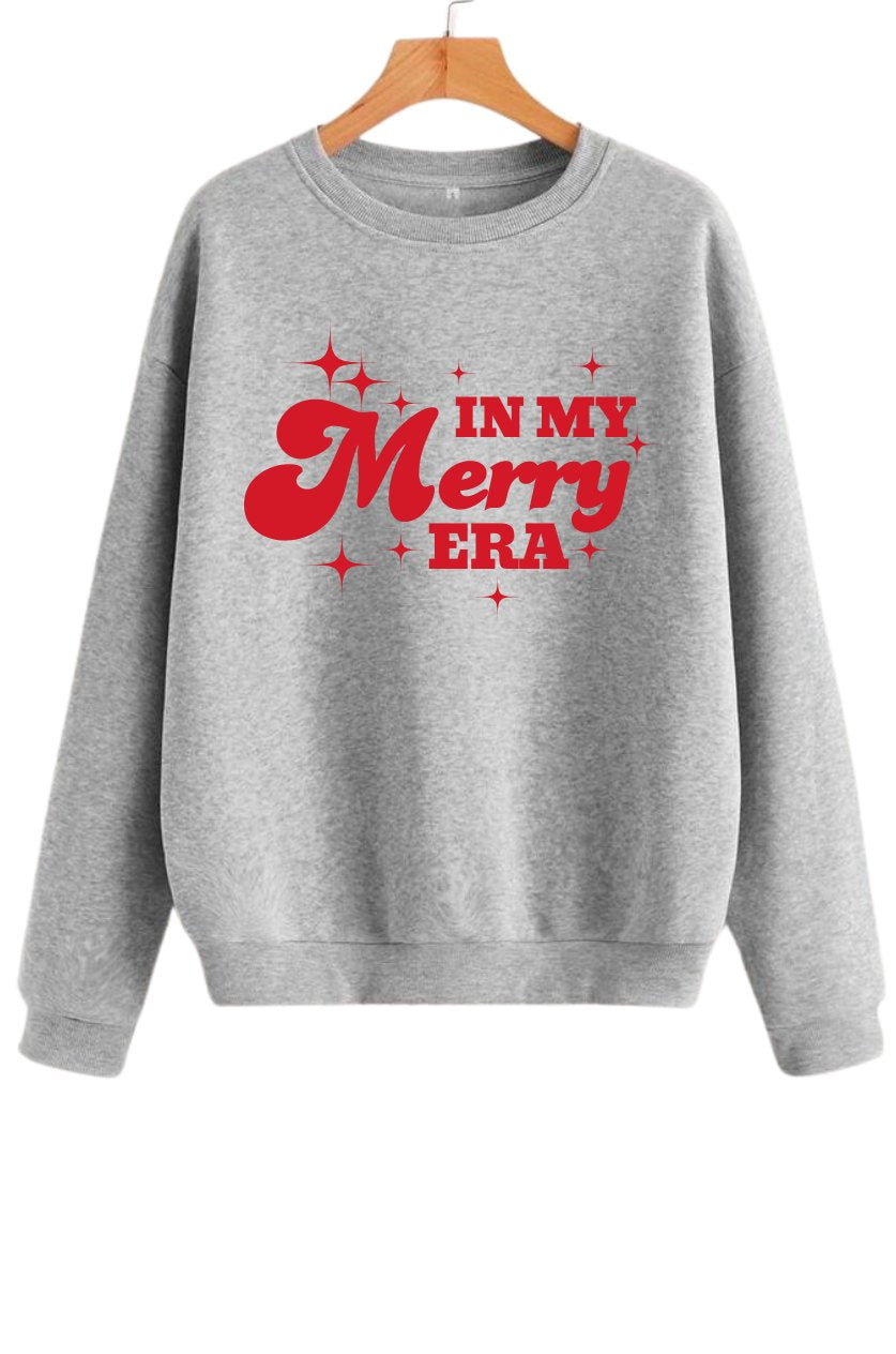 Women's Oversized Sweatshirt- Merry Era