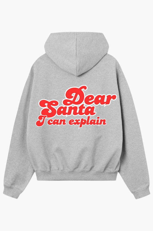 Men & Women Oversized Hoodies- Dear Santa