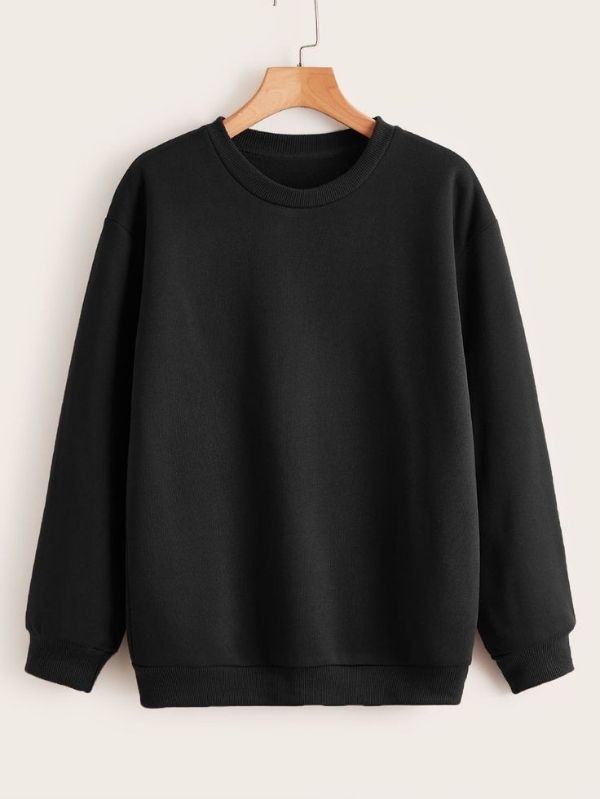 Oversized Unisex Sweatshirt- Fleece Long Sleeve Outfit- NOPE Graphic