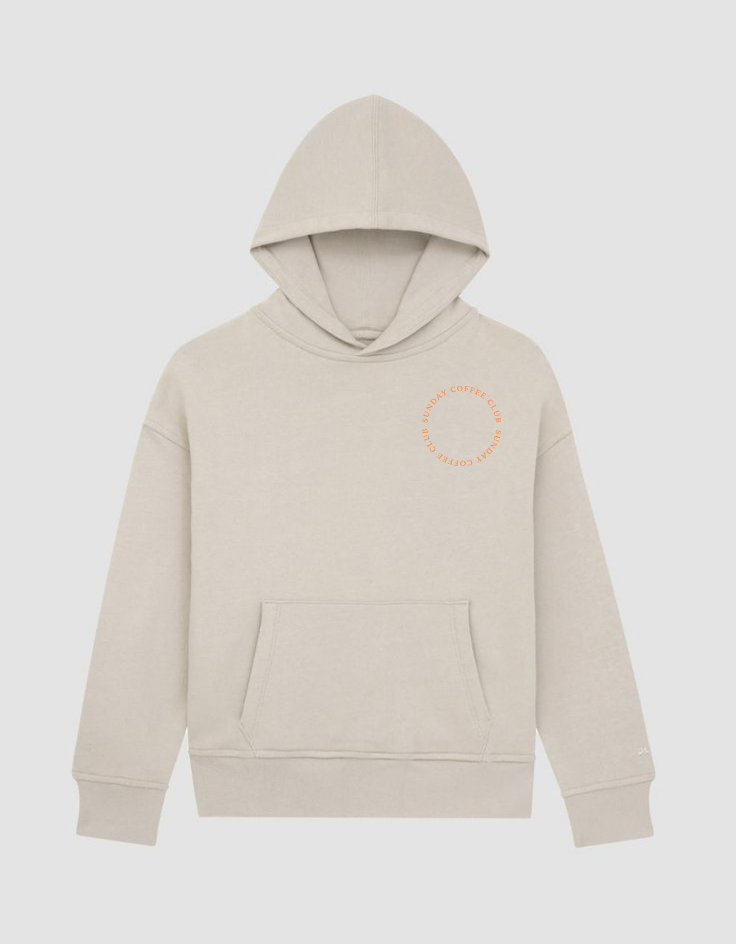 Plain Beige Comfort Hoodie