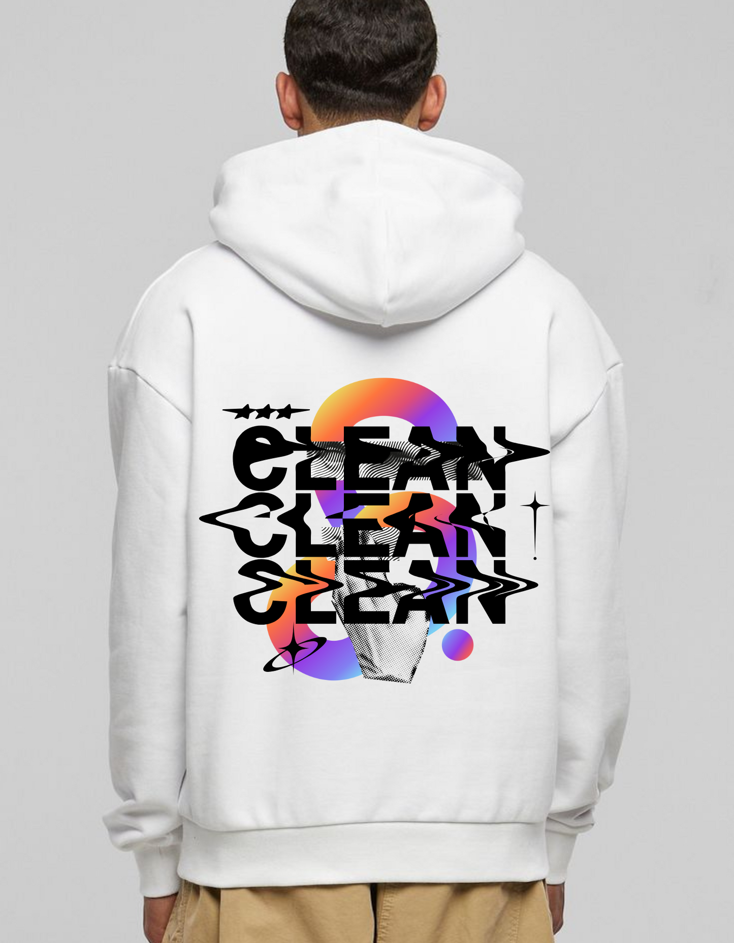 Oversized Pullover Hoodie - CLEAN